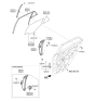 Diagram for 2023 Kia Rio Window Run - 83531H9300