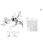 Diagram for Kia Rio Fuse Box - 91950H9510