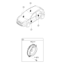 Diagram for 2019 Kia Rio Car Speakers - 96330H8000