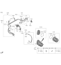 Diagram for 2023 Kia Niro A/C Service Cap - 97811H5000