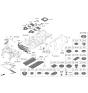 Diagram for Kia Niro Dash Panels - 84120AT000