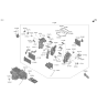 Diagram for Kia Niro Heater Core - 97138AT000