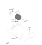 Diagram for 2023 Kia Niro Car Batteries - 37100AT000