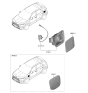 Diagram for Kia Niro Fuel Filler Housing - 81595AT500