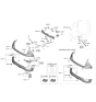 Diagram for 2023 Kia Niro Bumper - 86650AT150