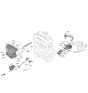 Diagram for 2023 Kia Niro EGR Valve - 2845008HA0