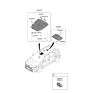 Diagram for 2023 Kia Niro EV Dome Light - 92800AT330GYT