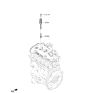 Diagram for 2024 Kia Niro Spark Plug - 1887111075