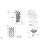 Diagram for 2023 Kia Niro Oil Pan - 2151008HB0