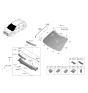 Diagram for 2023 Kia Niro EV Windshield - 86111AT290