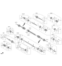 Diagram for Kia Niro Axle Shaft - 49500AT000