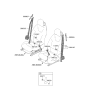 Diagram for Kia Niro Seat Belt - 88810AT500CCV