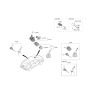 Diagram for Kia Niro Transmitter - 95430AT010