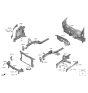 Diagram for 2024 Kia Niro Fender - 64574AT000