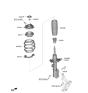 Diagram for 2024 Kia Niro Shock Absorber - 54651AT400