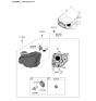 Diagram for Kia Niro Headlight - 92102AT150