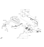 Diagram for Kia Niro Cooling Hose - 25450AT300