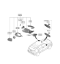 Diagram for Kia Niro Mirror Cover - 87616AT000