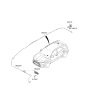 Diagram for 2023 Kia Niro EV Antenna Mast - 96210AT500ABP