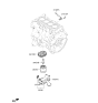 Diagram for Kia Niro Engine Oil Cooler - 2641003HA0