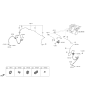 Diagram for 2024 Kia Niro EV Brake Line - 58731AT000