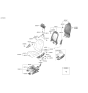 Diagram for Kia Niro Seat Switch - 88070CV010WK