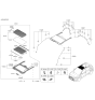 Diagram for Kia Niro EV Sunroof - 81610J9000