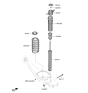Diagram for Kia Niro Coil Spring Insulator - 55334AT000