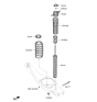 Diagram for Kia Niro Shock Absorber - 55307AT100