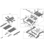 Diagram for 2023 Kia Niro Floor Pan - 65510AT000