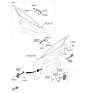 Diagram for Kia Niro Door Latch Assembly - 81310AT000