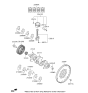 Diagram for 2023 Kia Niro Rod Bearing - 2306004504