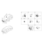 Diagram for Kia Niro Air Bag Control Module - 95910AT300