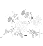 Diagram for Kia Niro Pressure Plate - 412002B500