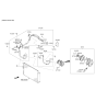 Diagram for Kia A/C Hose - 97775D9450