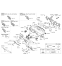 Diagram for 2020 Kia Sportage Glove Box - 84510D9000WK