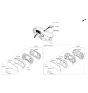 Diagram for 2017 Kia Sportage Instrument Cluster - 94001D9180