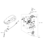 Diagram for 2019 Kia Sportage Shift Cable - 46790D9400