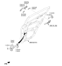 Diagram for 2016 Kia Sportage Door Handle - 83651D9000