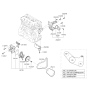 Diagram for Kia Serpentine Belt - 252122GGB0