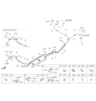 Diagram for Kia Sportage Fuel Line Clamps - 31358D9200