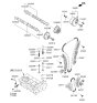 Diagram for Kia Sportage Timing Chain - 243212G111