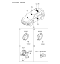 Diagram for 2021 Kia Sportage Car Speakers - 96380D9000