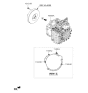 Diagram for 2019 Kia Sportage Transmission Assembly - 450003F810