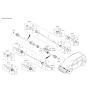 Diagram for Kia Sportage CV Boot - 49542D9130