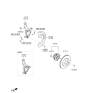 Diagram for Kia Steering Knuckle - 51715D9100