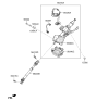 Diagram for 2016 Kia Sportage Power Steering Assist Motor - 56330D3000