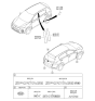 Diagram for 2019 Kia Sportage Emblem - 86310D9000