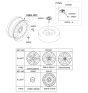 Diagram for Kia Sportage Spare Wheel - 52910D9210