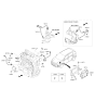 Diagram for 2018 Kia Sportage Oxygen Sensor - 392102GBA5